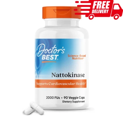 Doctor's Best Natokinase, 2.000 FU, 90 cápsulas vegetales, suplementos dietéticos Foto 1 de 4