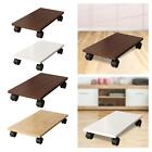 CPU Stand Wood Gaming Desk Accessories Bracket Sturdy Portable with 4 Caster