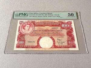 East Africa 100 Shillings P-40 ND(1958-60) PMG 50 - Picture 1 of 4