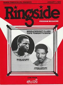 RINGSIDE ONSITE BOXING PROGRAM MARK HOLMES vs JORGE AMPARO JANUARY 7, 1985 - Picture 1 of 3