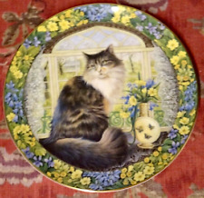 Cats In The Window Agneatha In The Spring Window ROYAL DOULTON Collectors Plate 