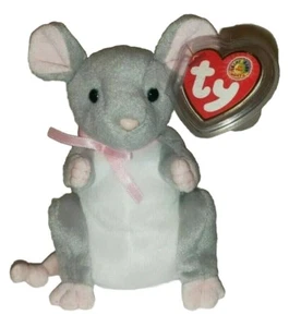 Ty Beanie Baby - BREADCRUMBS the Mouse (BBOM May 2005)(6 Inch) MWMTs Stuffed Toy - Picture 1 of 8
