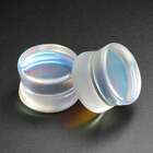 Aurora Glas Doppelflare Stecker | Glas Ohrmesser Stretcher