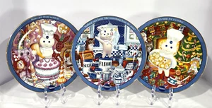 The Dansbury Mint Limited Edition Pillsbury Doughboy Sammelteller 3 Stück - Bild 1 von 12