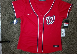 Nike MLB Max Scherzer #31 Baseball Jersey Washington Nationals Red T773 Sz XXL - Picture 1 of 10