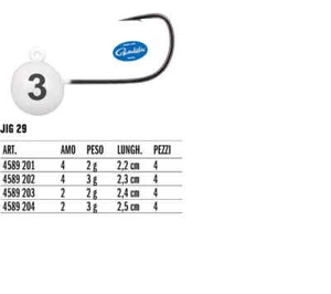 Confezione Micro Jig Head 29 Glow White SPRO - Picture 1 of 1