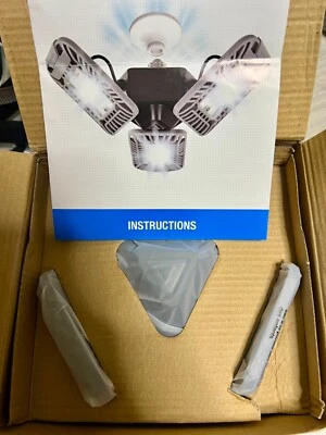 Bell Howell Multi-Directional LED TriBurst Garage Light Model 8176MOH 120v 20W - Image 1 of 4