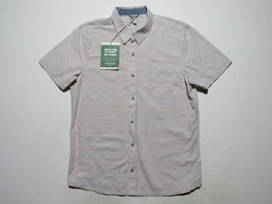TOAD & CO Airlift Short Sleeve Button-Down Shirt Men's Size XL Salt Slim Fit - Bild 1 von 10