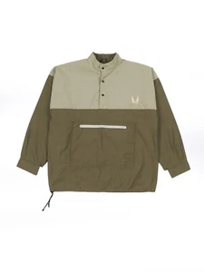 Vintage BELSTAFF Overhead Anorak Jacket Olive Cotton Size 50 EU / M - Picture 1 of 9