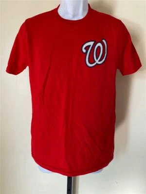 New Minor Flaw Washington Nationals #34 Bryce Harper Youth Size L Red Shirt - Imagem 1 de 4