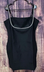 Sexy Damen Stretch Skinny Bodycon Attraktiv Träger Kleid Größe 1X - Bild 1 von 5