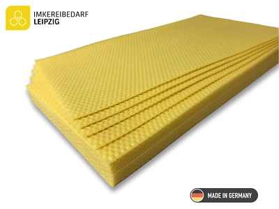 1 kg Mittelwände DNM Deutsch Normalmaß seuchenfreies Bienenwachs mit Analyse - Bild 1 von 4