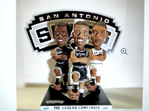 SAN ANTONIO SPURS SBC BOBBLE HEADS DUNCAN, ROBINSON,GERVIN MINT FREE SHIPPING! - Picture 1 of 6