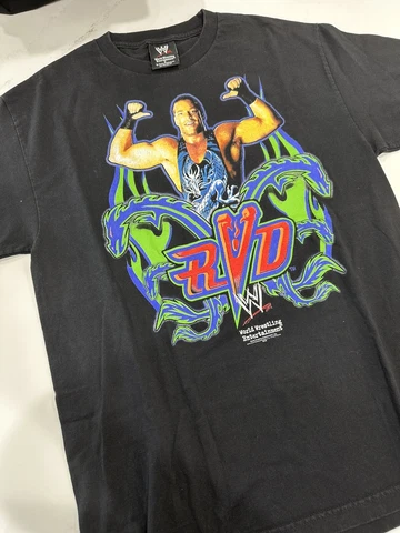 Vintage 2002 WWE Rob Van Dam RVD 420 4:20 T-Shirt WWF ECW WCW Cover