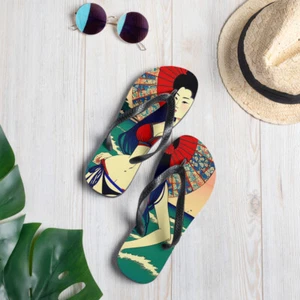 Flip Flops Original Ukiyo-e Design - Picture 1 of 14
