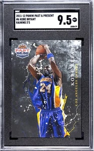 2011-12 Panini Past And Present Raining 3s #6 Kobe Bryant SGC 9,5 como nuevo+ Lakers - Imagen 1 de 2