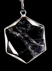 satyaloka Quartz Hexagonal Star Pendant with Phenomenal Energy | azeztulite 6983 - Picture 1 of 5