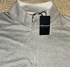 NEW PETER MILLAR, MENS SIZE XL, STEALTH PERFORMANCE 1/4-ZIP ⛳VEST, MSRP $125.00! - Picture 1 of 24