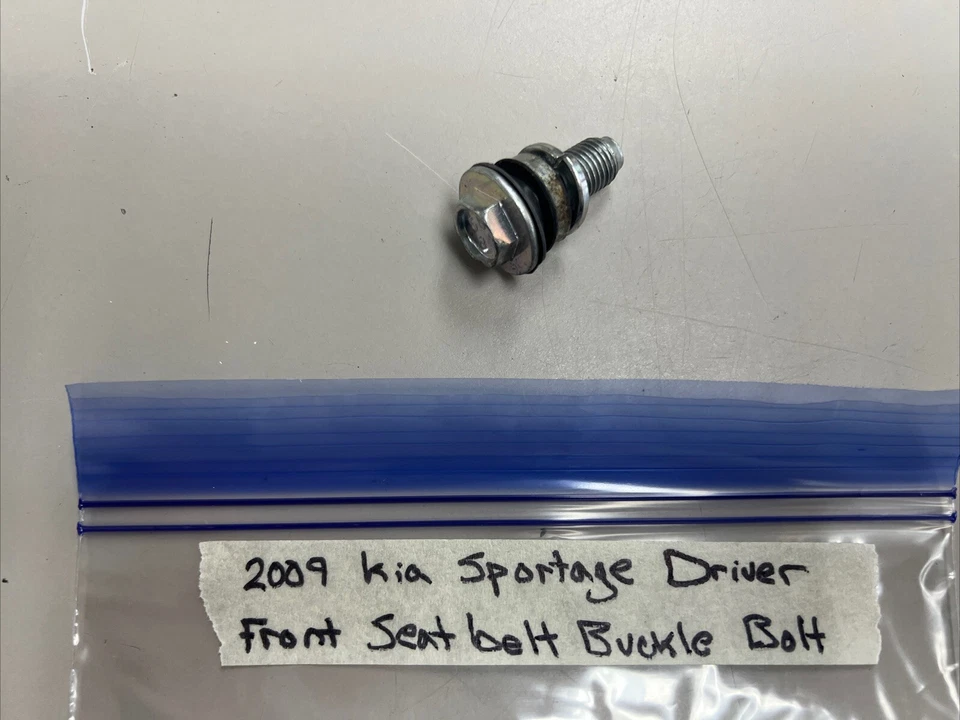 Kia Sportage 2008 2009 cinturón de seguridad delantero derecho pasajero hebilla perno Foto 1 de 1