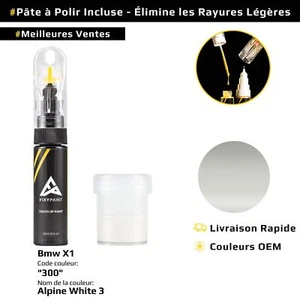 Peinture de retouche pour Bmw X1 Code: 300 Alpine White 3 - Picture 1 of 10