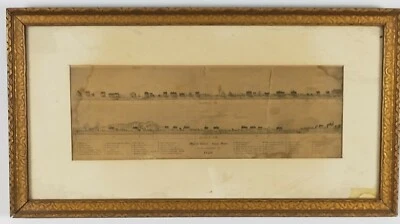 Antique 1874 Map of Market Street Lynn Massachusetts as it Appeared in 1820 - Image 1 of 4