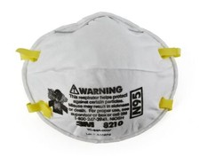 3M 8210 N95 Particulate Respirator NIOSH Approved Face Masks Box of 20