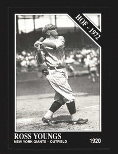 1991 Conlon Collection TSN #26b Ross Youngs    New York Giants