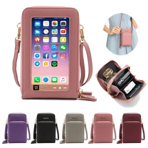 Small Crossbody Cell Phone Purse with Large Touch Screen for Women Mini Handbag - Picture 1 of 28