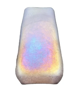 Teleflora Lavender Purple Dichroic Iridescent 9" Bouquet Vase - Picture 1 of 17