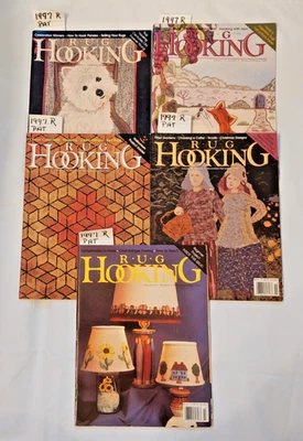 REVISTA DE GANCHO DE TAPETE 1997 ANO INTEIRO - TUDO com PADRÕES DE PUXAR PAPEL - Imagem 1 de 4