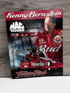 2002 Kenny Bernstein Budweiser Top Fuel NHRA Hero Card - Picture 1 of 2