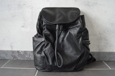 LIEBESKIND BERLIN Rucksack Tagesrucksack Ida Leder Schwarz neuwertig - Bild 1 von 4