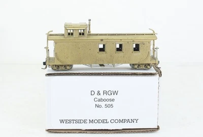 HO Brass Westside Models D & RGW Long Caboode #505 - Image 1 of 4