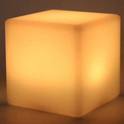 LED RGBW Cubes Licht Wasserdicht USB 16 Farben Changing Schreibtischlampe - Bild 1 von 4