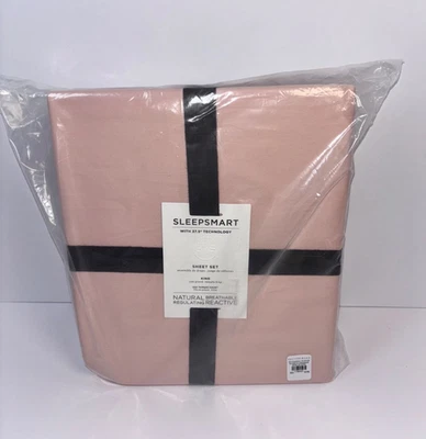 Pottery Barn SleepSmart™ Temperature Regulating King Sheet Set Soft Rose Pink - Image 1 of 4