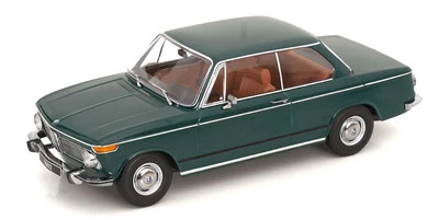 KK Scale 1:18 BMW 1802 1.SERIES FACELIFT DARK GREEN 1971 Diecast Model - Image 1 of 4