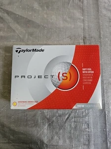 TaylorMade Project (s) Golf Balls White Pack of 12 New in Box Soft Feel - Picture 1 of 2