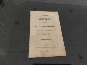 1819 Erie Canal Commissioners Annual Report Albany NY - Picture 1 of 11