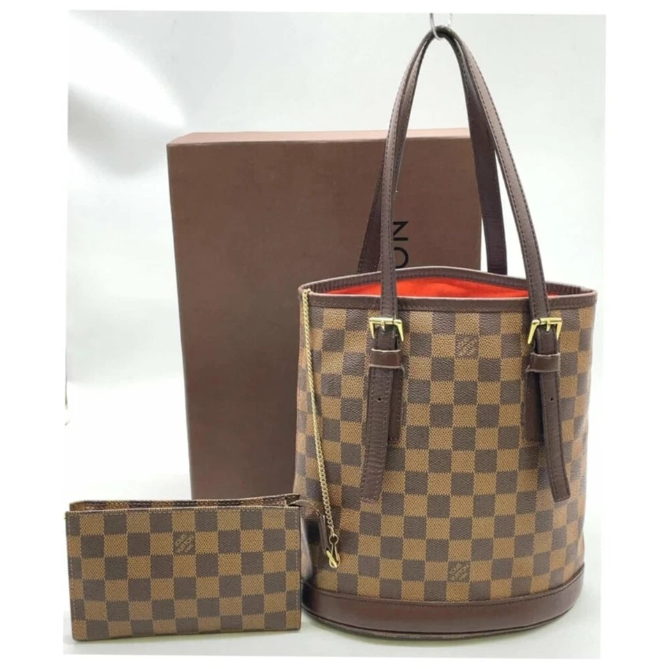 Cubo Louis Vuitton Damier Level Marais con caja/bolsa 494-051825 Foto 1 de 4