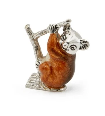 Saturno Sterling Silver and Enamel Koala - Fully Hallmarked  - Image 1 of 2