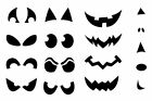 Epic Modz Halloween Pumpkin Face Vinyl Decal Sticker Templates Set Pack Cut