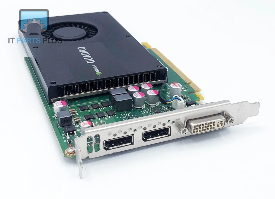 Tarjeta de gráficos NVIDIA Quadro K2000 2 GB PCIe DVI Dual DisplayPort Dell 0JHRJ Foto 1 de 1