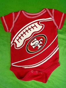 NFL San Francisco 49ers Red Bodysuit/Vest Infant Baby 0-3 Months - Picture 1 of 3