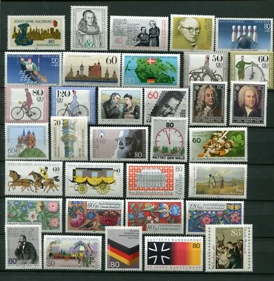WEST GERMANY FRG 1985 - 1989 MNH COMPLETE collection genuine year set all stamps - Image 1 of 3