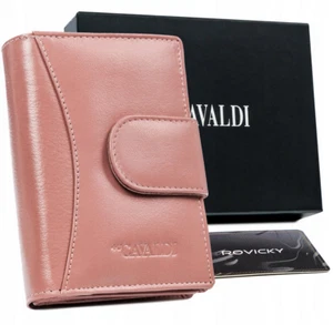 Amplia cartera de cuero natural para mujer - 4U Cavaldi - Imagen 1 de 10