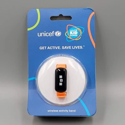 Banda de Actividad Inalámbrica UNICEF Kid Power Naranja NUEVA Foto 1 de 4