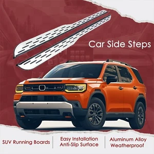 2PCs Side Steps Running Boards Fits for HONDA PASSPORT 2025 2026 Side Nerf Bars - Picture 1 of 8