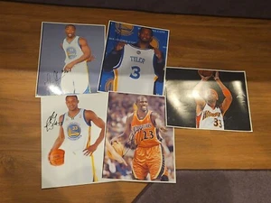 lot 5 golden state warriors signed 8x10 photos Nba basketball 8x10s autographed  - Picture 1 of 1