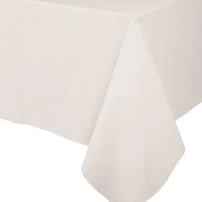 Caspari Paper Linen Solid Table Cover, Ivory (101TCL) - Image 1 of 2