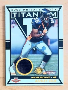 2002 Pacific Private Stock ASHLEY LELIE Rookie Jersey Card S#076/435 BRONCOS - Picture 1 of 3